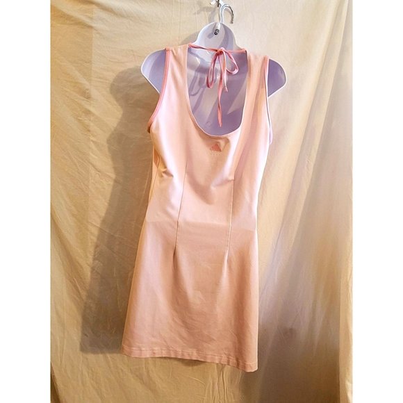 Adidas Blush Baby Pink Polka Dot Tennis Dress Size Large - Picture 4 of 4